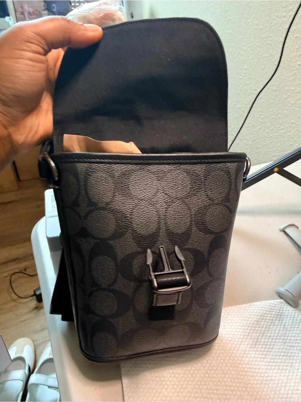 Coach Track Small Flap crossbody
